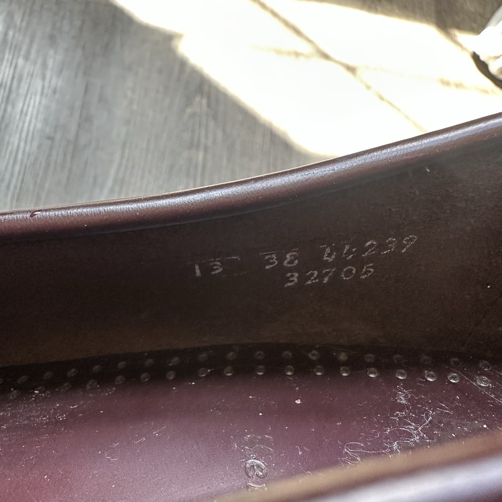 Allen Edmonds Shoes Size 13 Kenwood Penny Moc Burgundy Leather NEW Made in USA - Picture 7 of 7